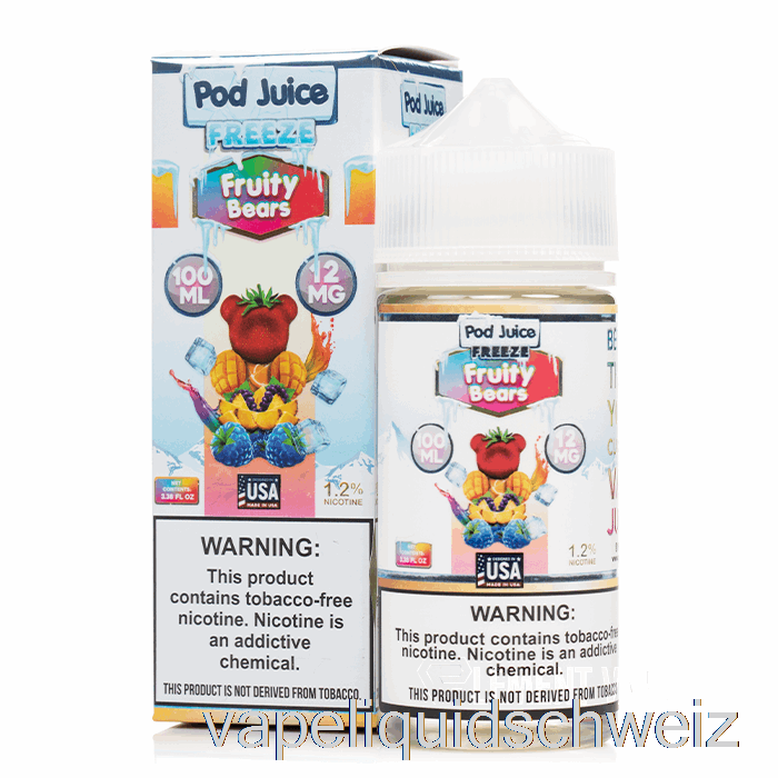 Fruchtige Bären Einfrieren - Schotensaft - 100 Ml 3 Mg Vape Liquid E-Liquid Schweiz